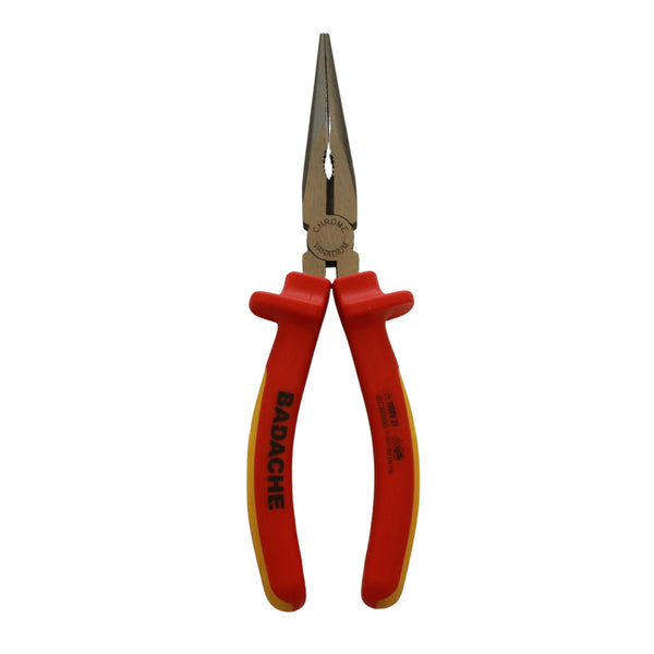 Pince à bec isolée Badache 200 mm en acier chrome vanadium
