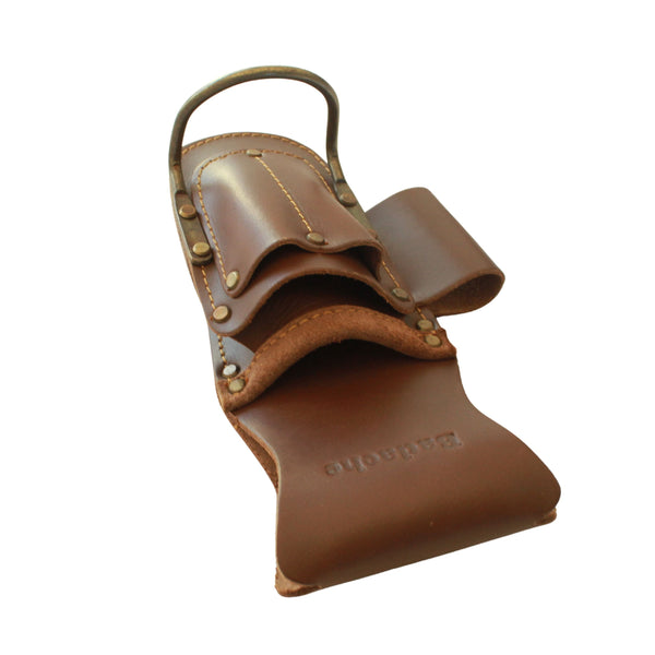 Porte-outils en cuir Badache, 6 compartiments