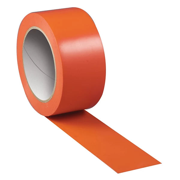 Ruban adhésif PVC orange de chantier