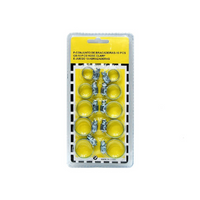 Lot de 10 colliers de serrage métal multi-tailles