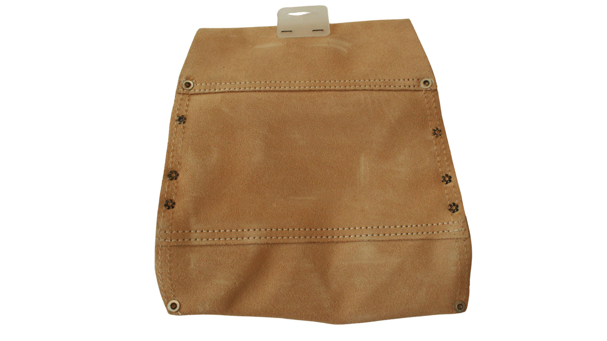 Sacoche porte-outils en cuir suédé Badache, double porte-marteau