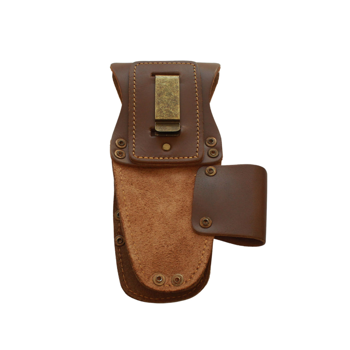 Porte-outils en cuir Badache, 6 compartiments
