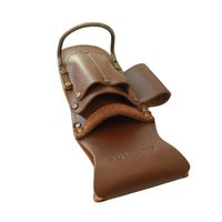 Porte-outils en cuir Badache, 6 compartiments