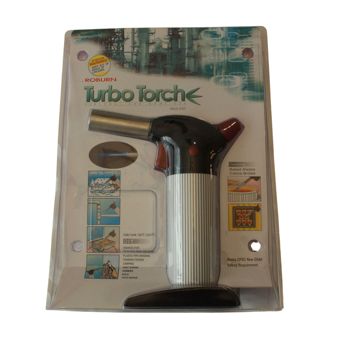Chalumeau à gaz rechargeable Roburn