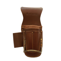 Porte-outils en cuir Badache, 6 compartiments