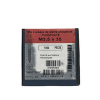 Boîte de vis à placo phosphatées 3,5 x 35 mm, 1000 pièces