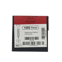 Boîte de vis à placo phosphatées 3,5 x 45 mm, 1000 pièces