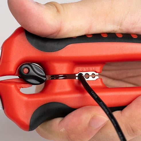 Cisaille universelle Badache coupe cuivre et câble avec dénude-fil