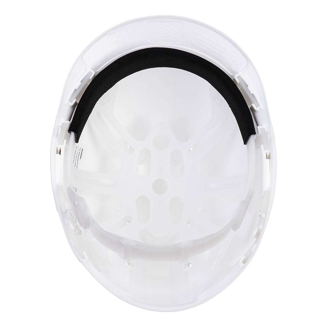 Casque de chantier PW97 avec mentonnière, vue de côté
