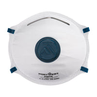 Masque FFP2 Portwest à valve, boîte de 10